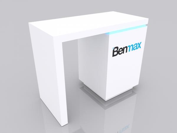 MOD-1741 Waterfall Workstation Counter 48" x 24" -- Image 3